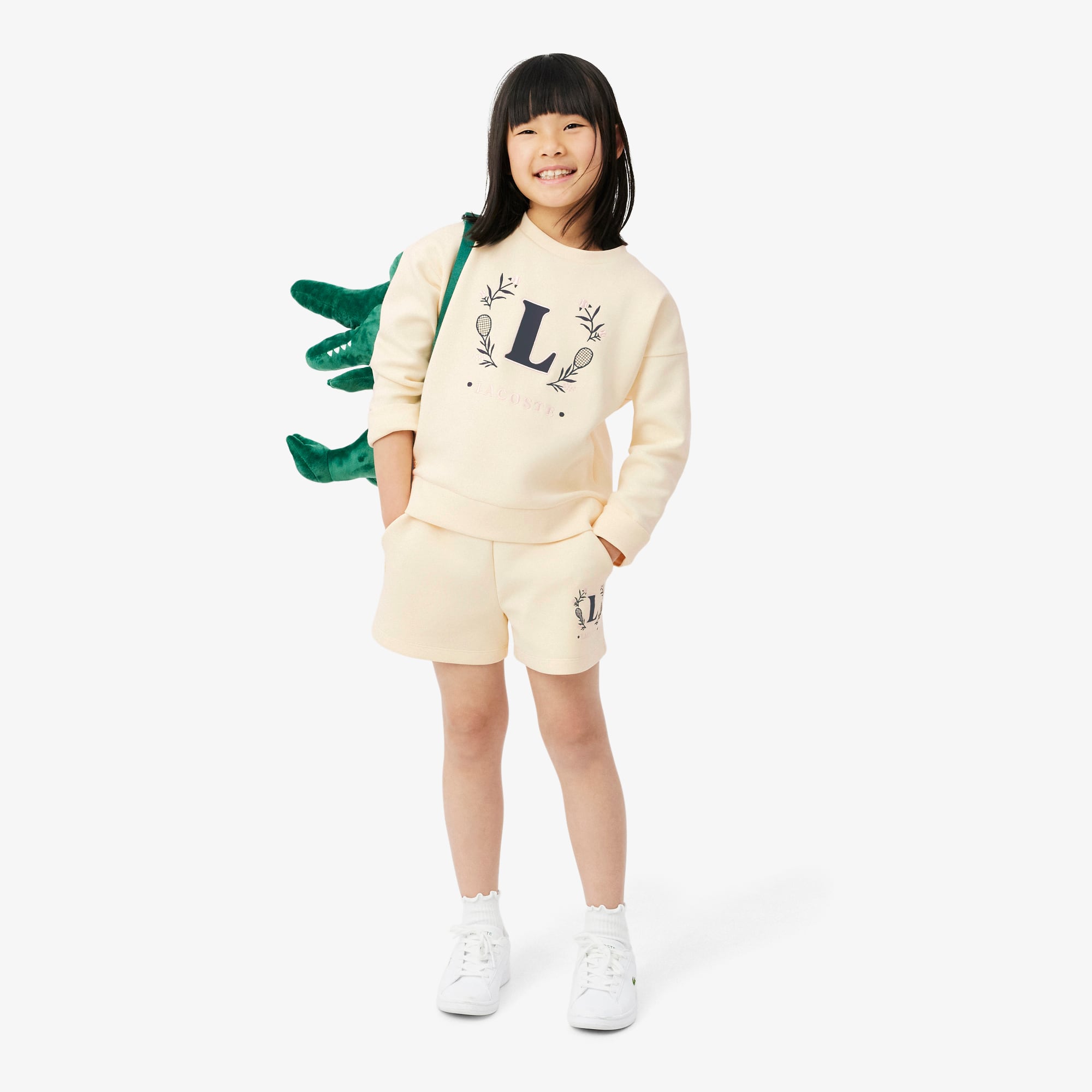 Embroidered Neoprene Shorts