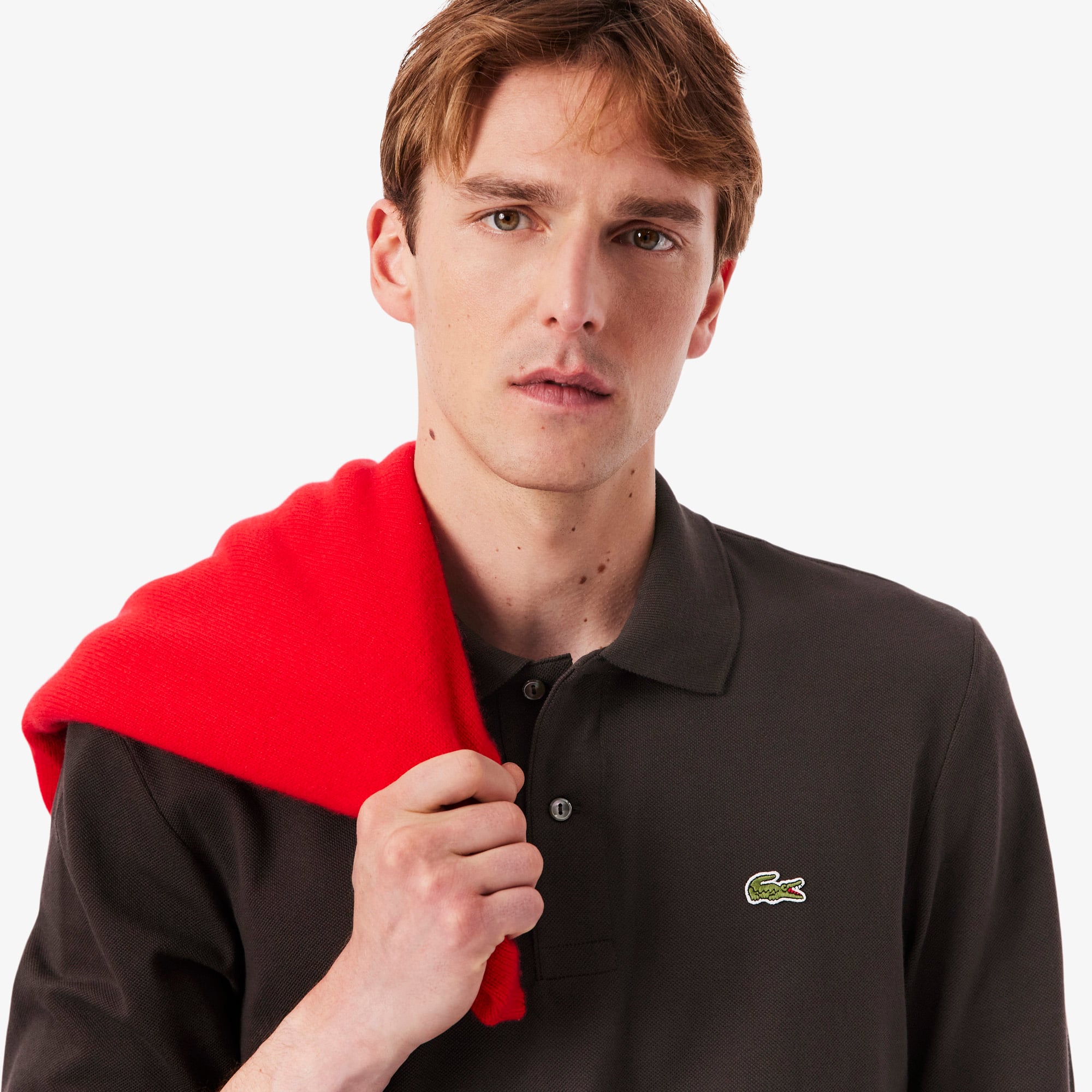 Men's Classic Fit Long Sleeve L.12.12 Polo - Polo Shirts - New In