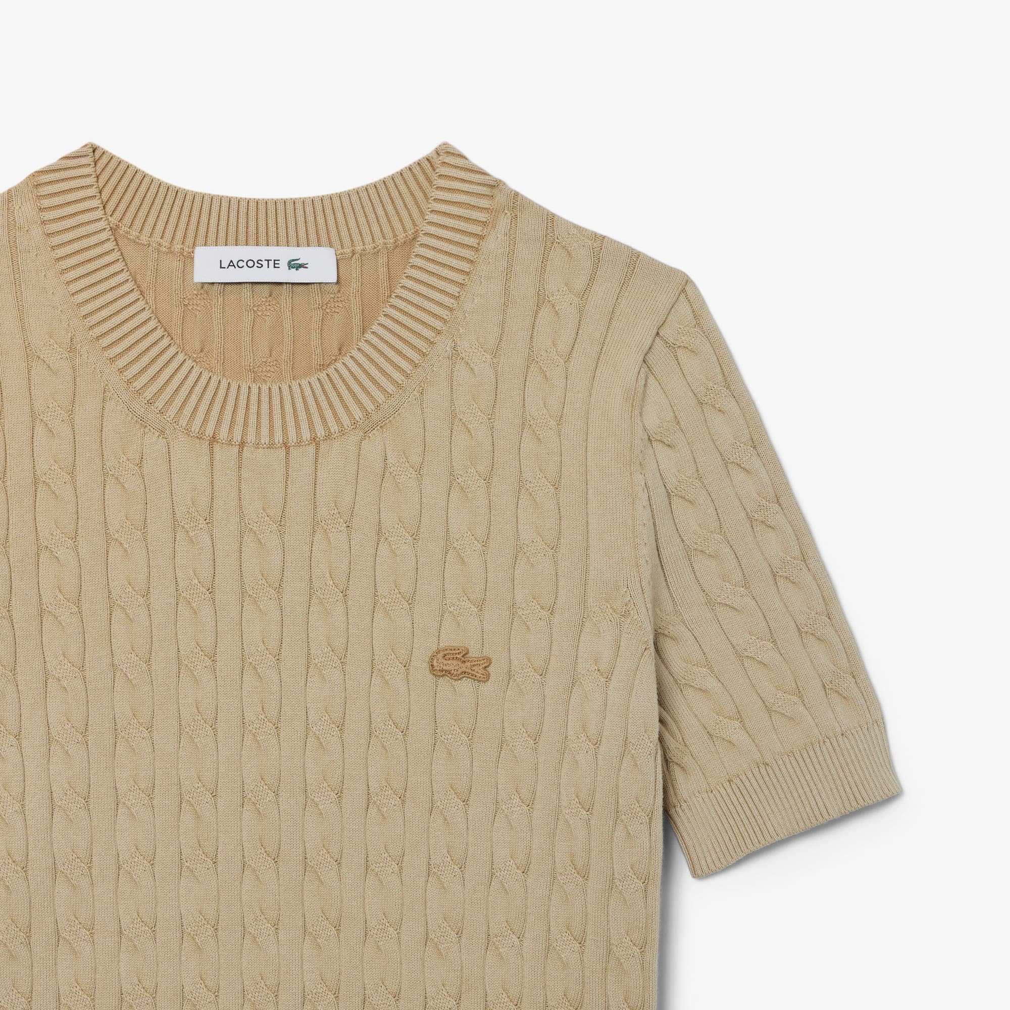 Women's Wash Effect Cable Knit Sweater - Sweaters