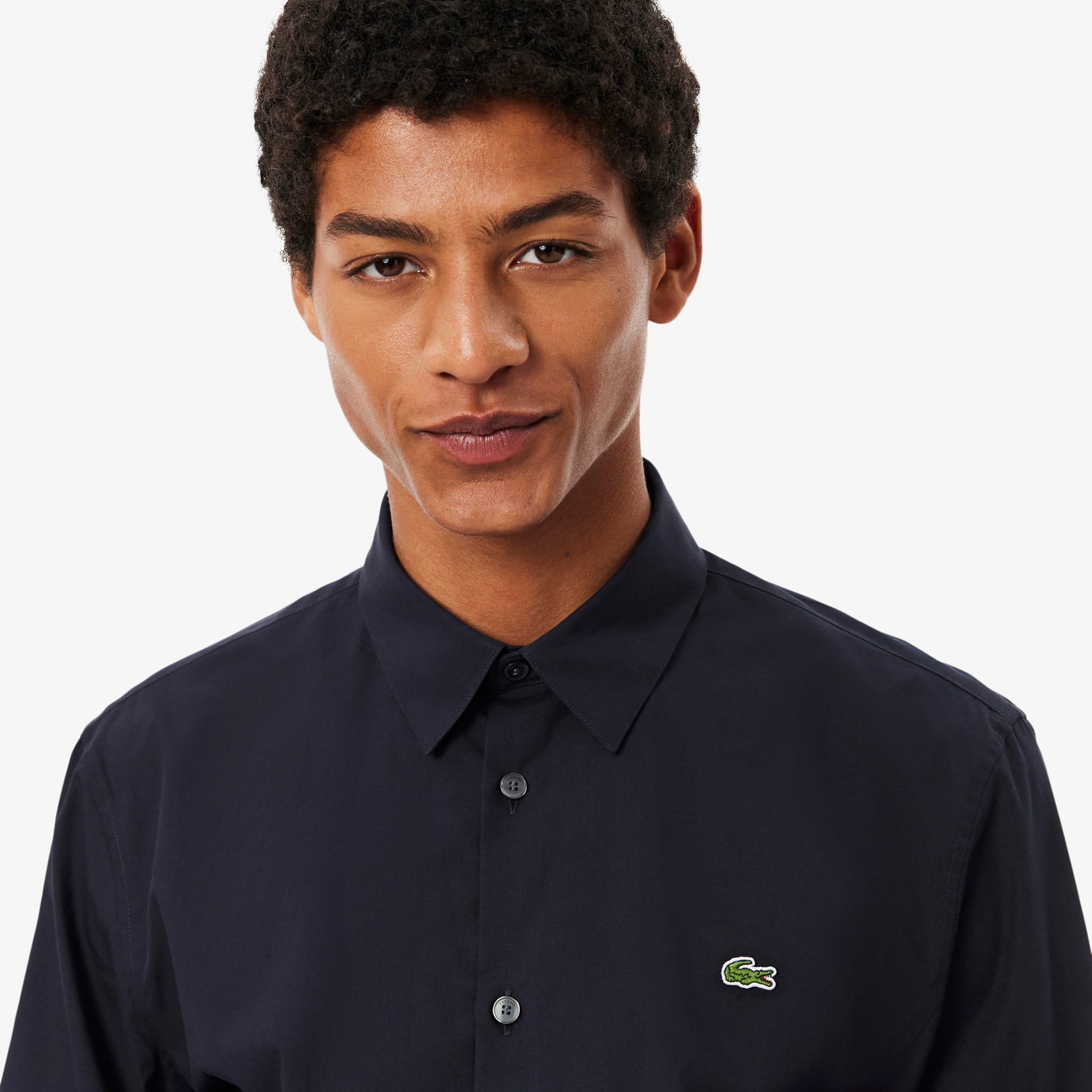 Men's Slim Fit Stretch Poplin Shirt