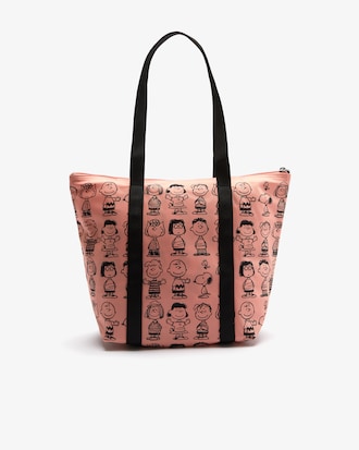 Lacoste x Peanuts Print Canvas Tote