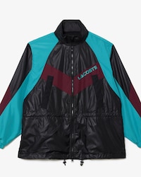 Women's Oversized Adjustable Waiste Colorblock Jacket