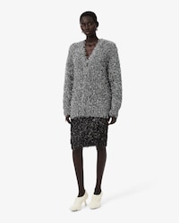Runway Lurex Knit Skirt