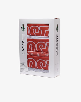 Men's Logo Print Boxer Briefs 3-Pack