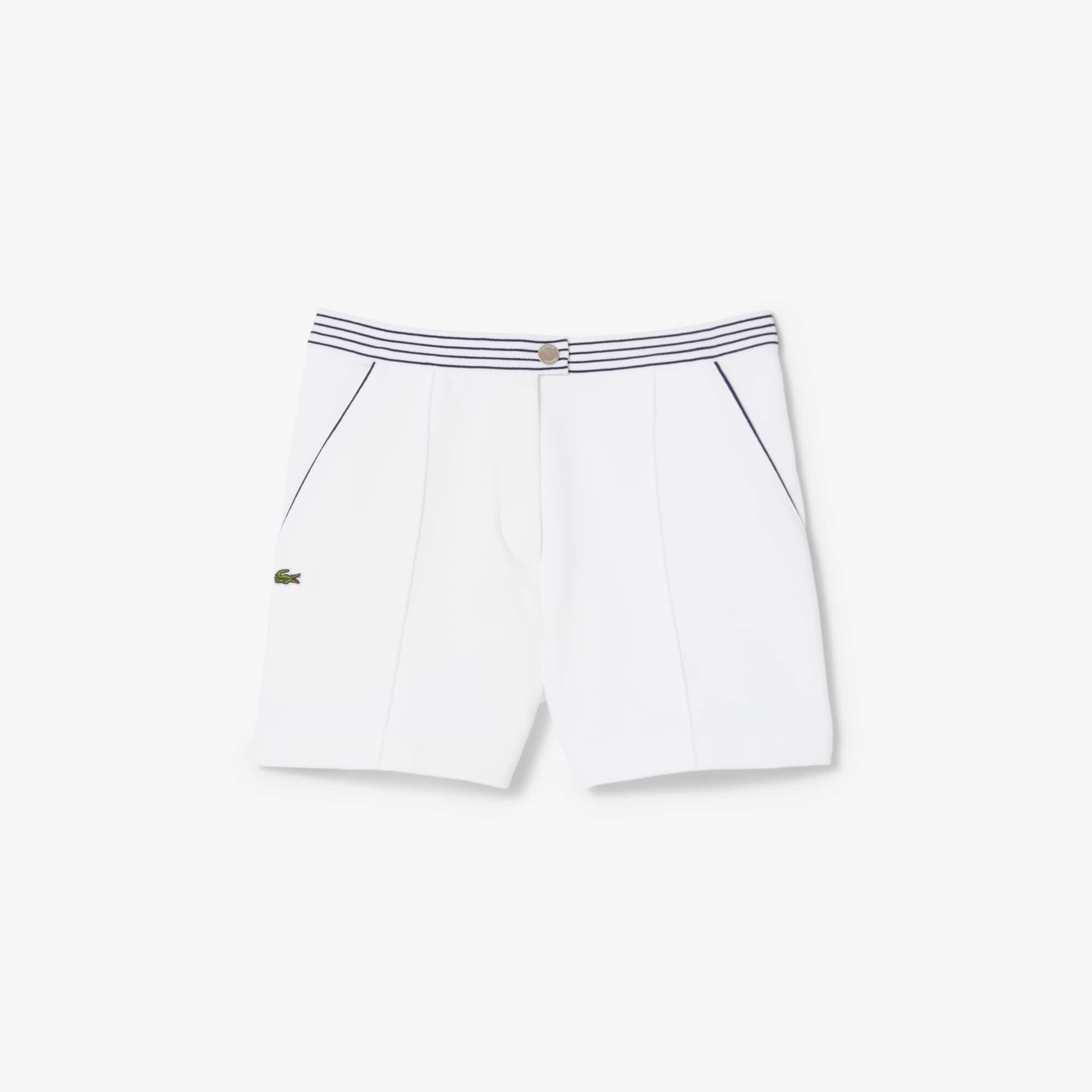 LACOSTE ホワイトショートパンツ US L Made In France Piqué Shorts - Shorts & Skirts - New In 2026 | Lacoste