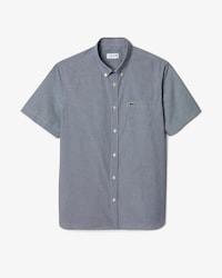 Men's Short Sleeve Regular Fit Gingham Shirt