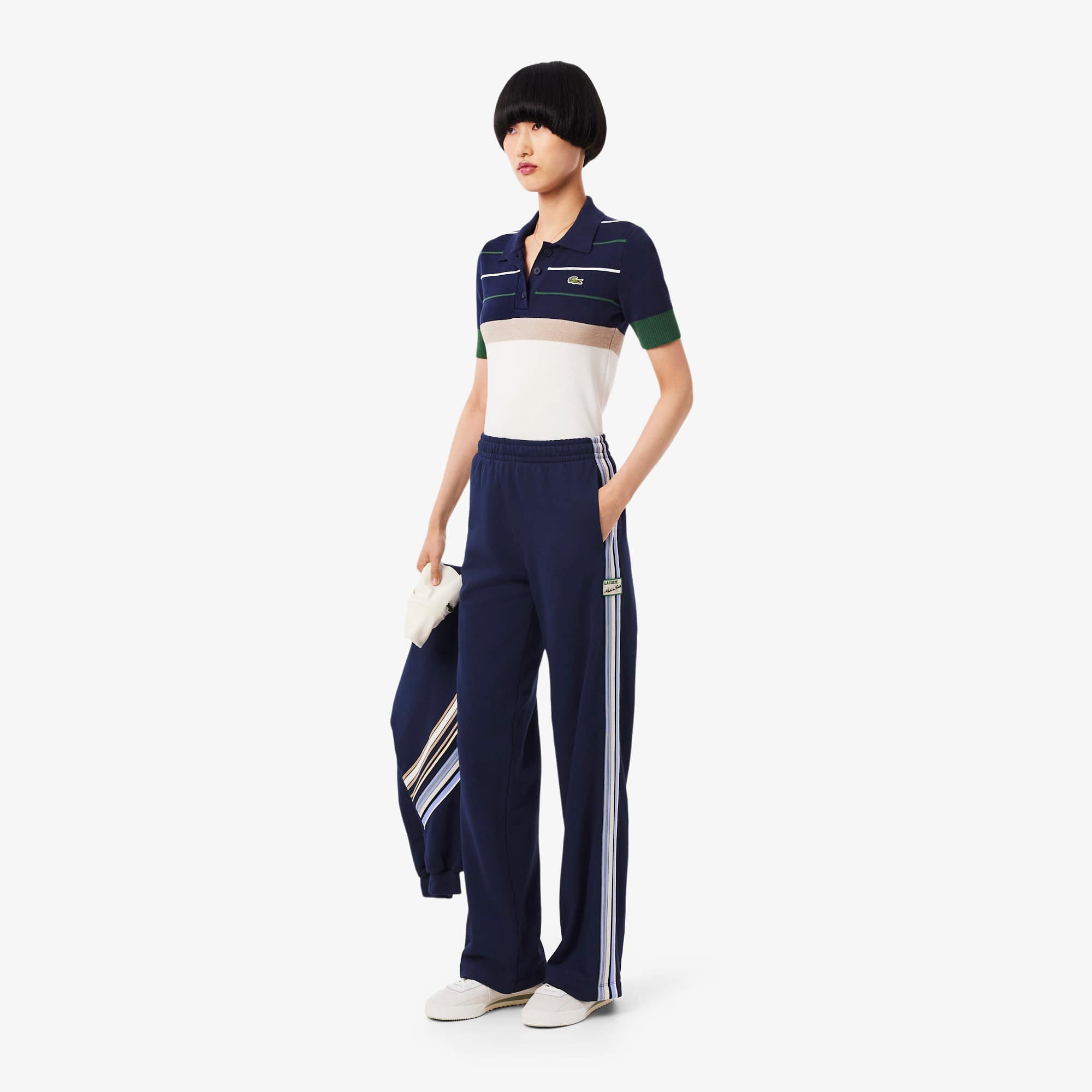 Lacoste Women's Made In France Sweatpants - 42 In Blue