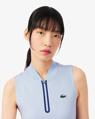 Polo De Tenis Ultra Seco El&aacute;stico Sin Mangas