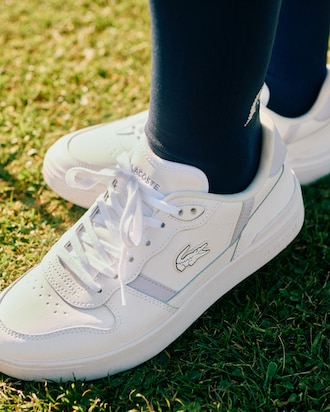 Women's T-Clip Golf Leather Golf Shoes