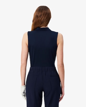 Women's Slim Fit UV Protect Stretch Golf Polo