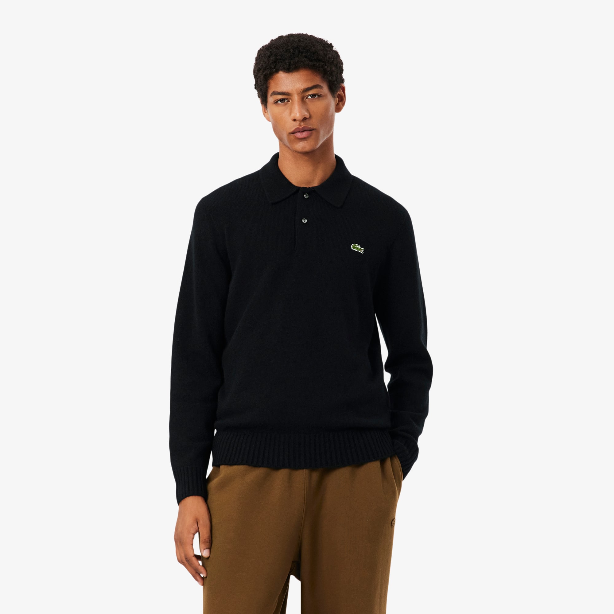 Cashmere Polo Collar Sweater