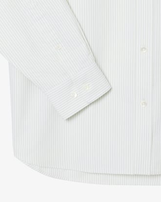 Camisa Oxford de Corte Regular de Rayas