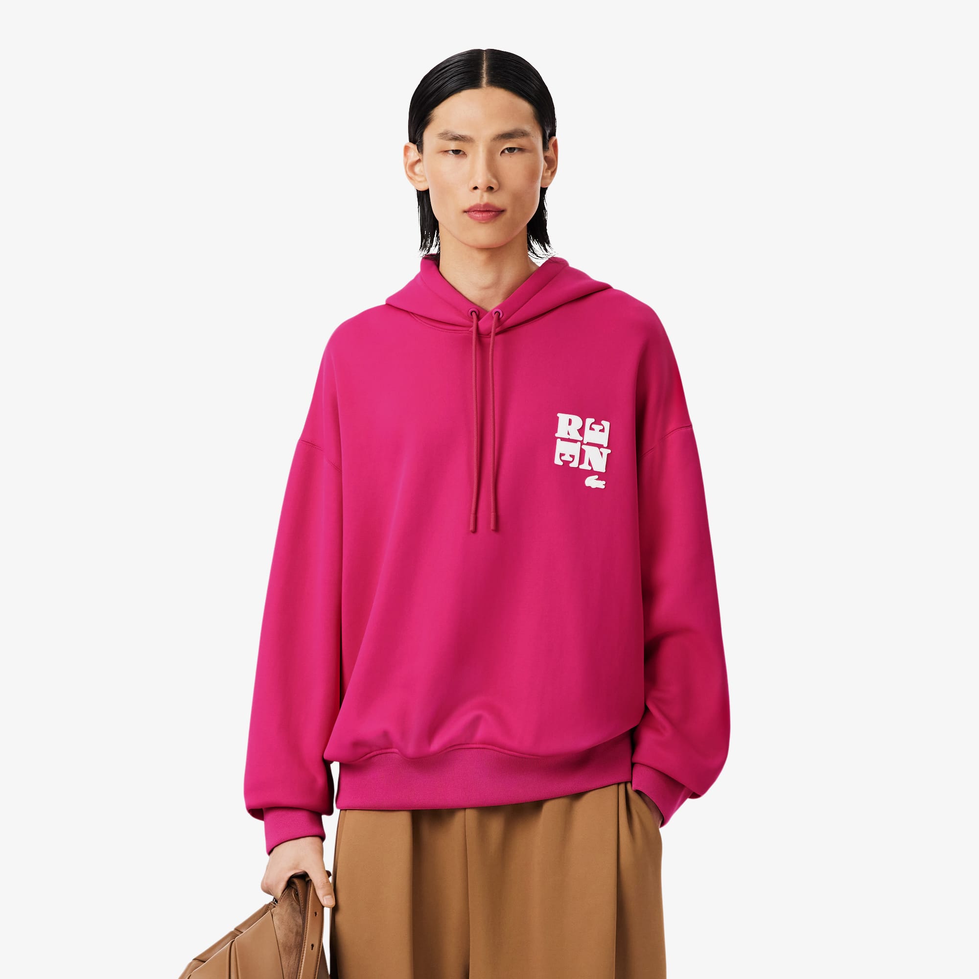 Lacoste Runway Badge Accent Hoodie