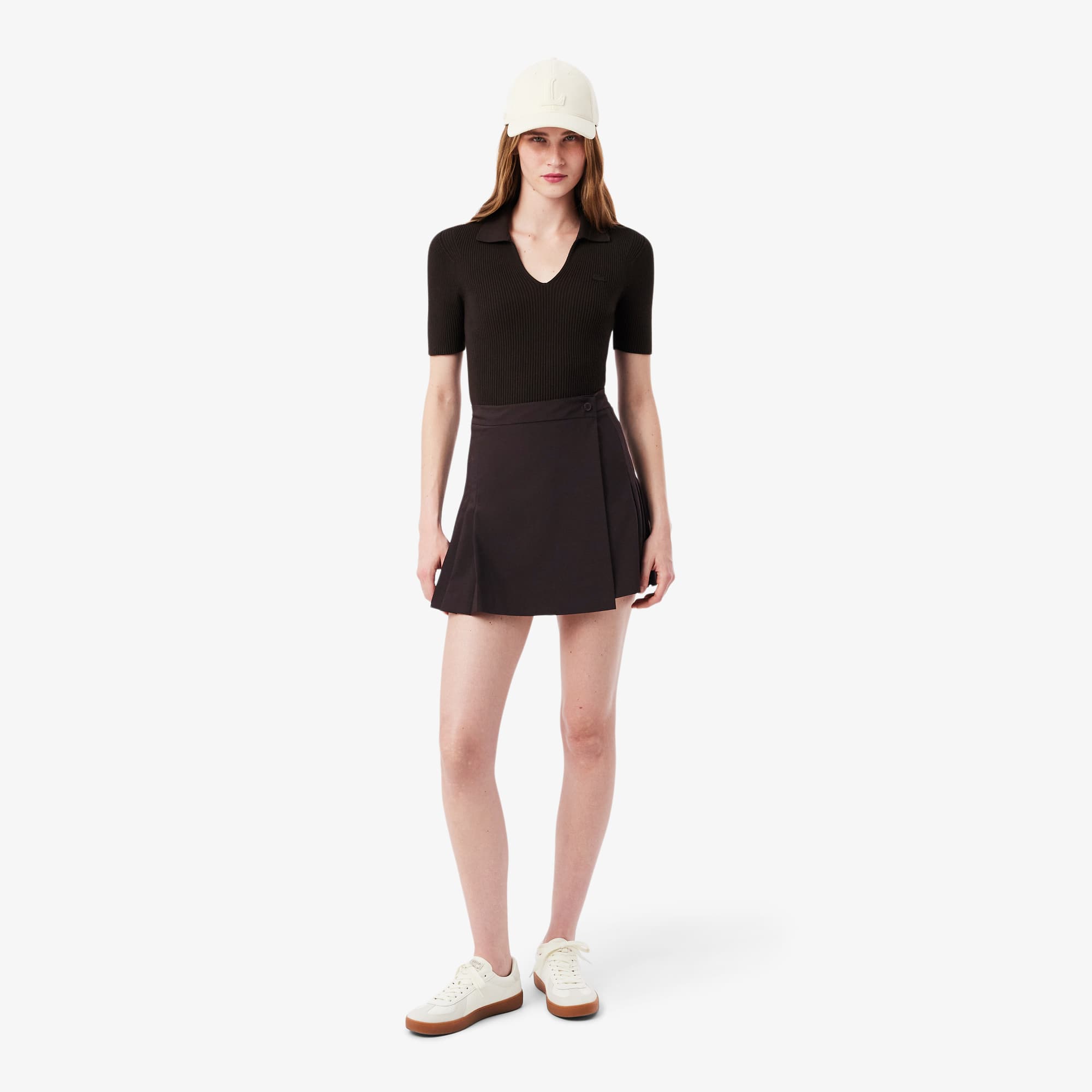 Short Pleated Wrap Skirt - Shorts & Skirts - New In 2026 | Lacoste