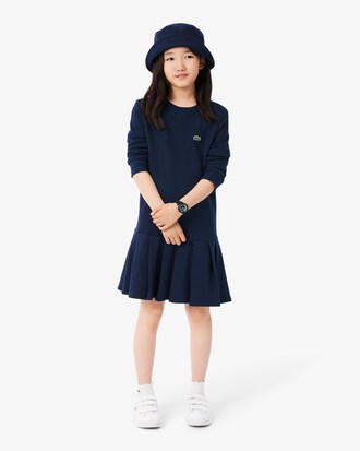 Vestido de Manga Larga de Felpa