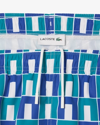 Men's Graphic Print Swim Trunks