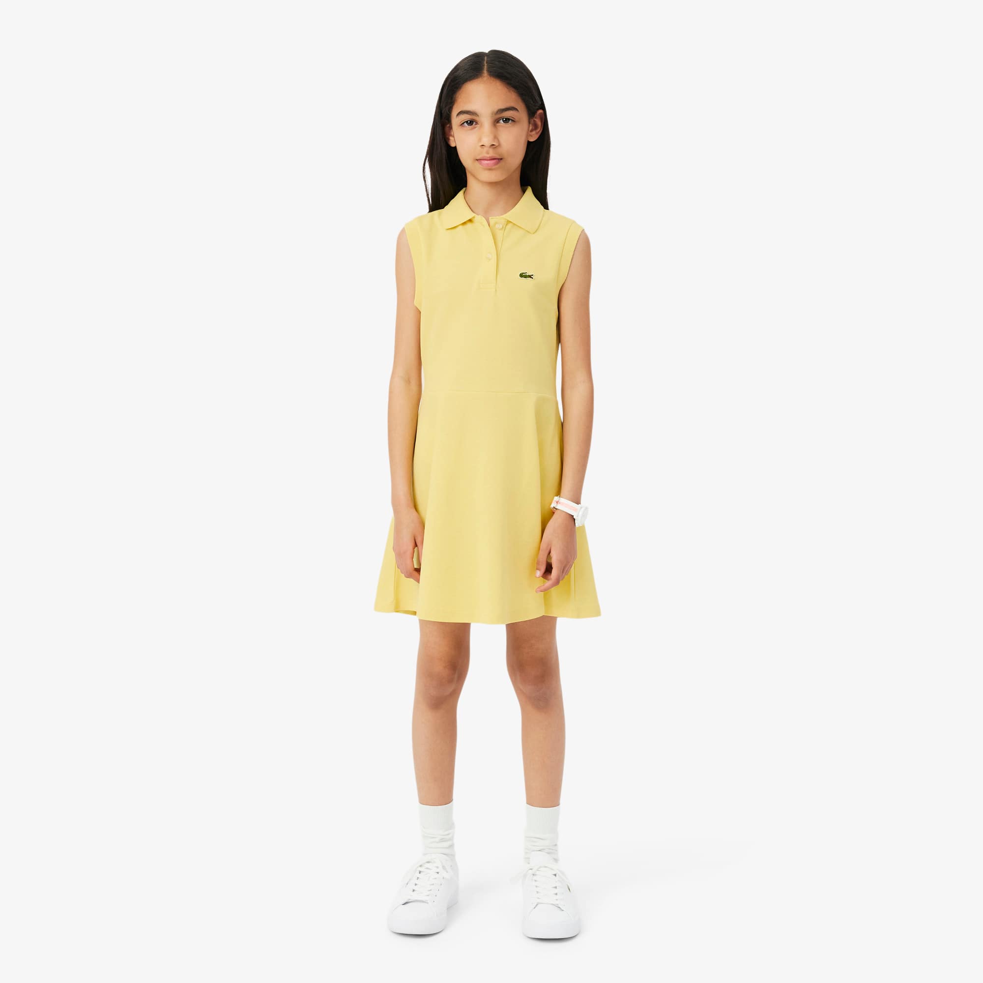 Sleeveless Stretch Piqué Dress