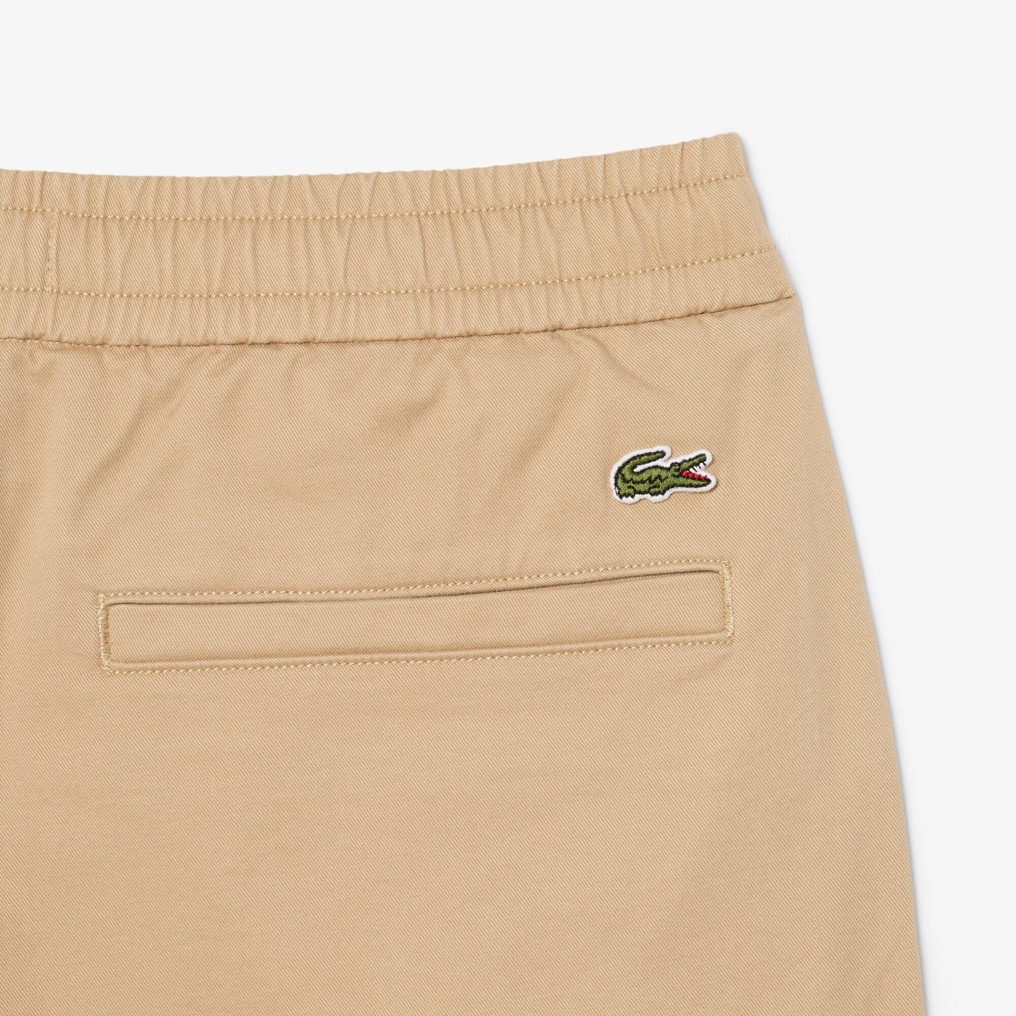Regular Fit Stretch Cotton Shorts