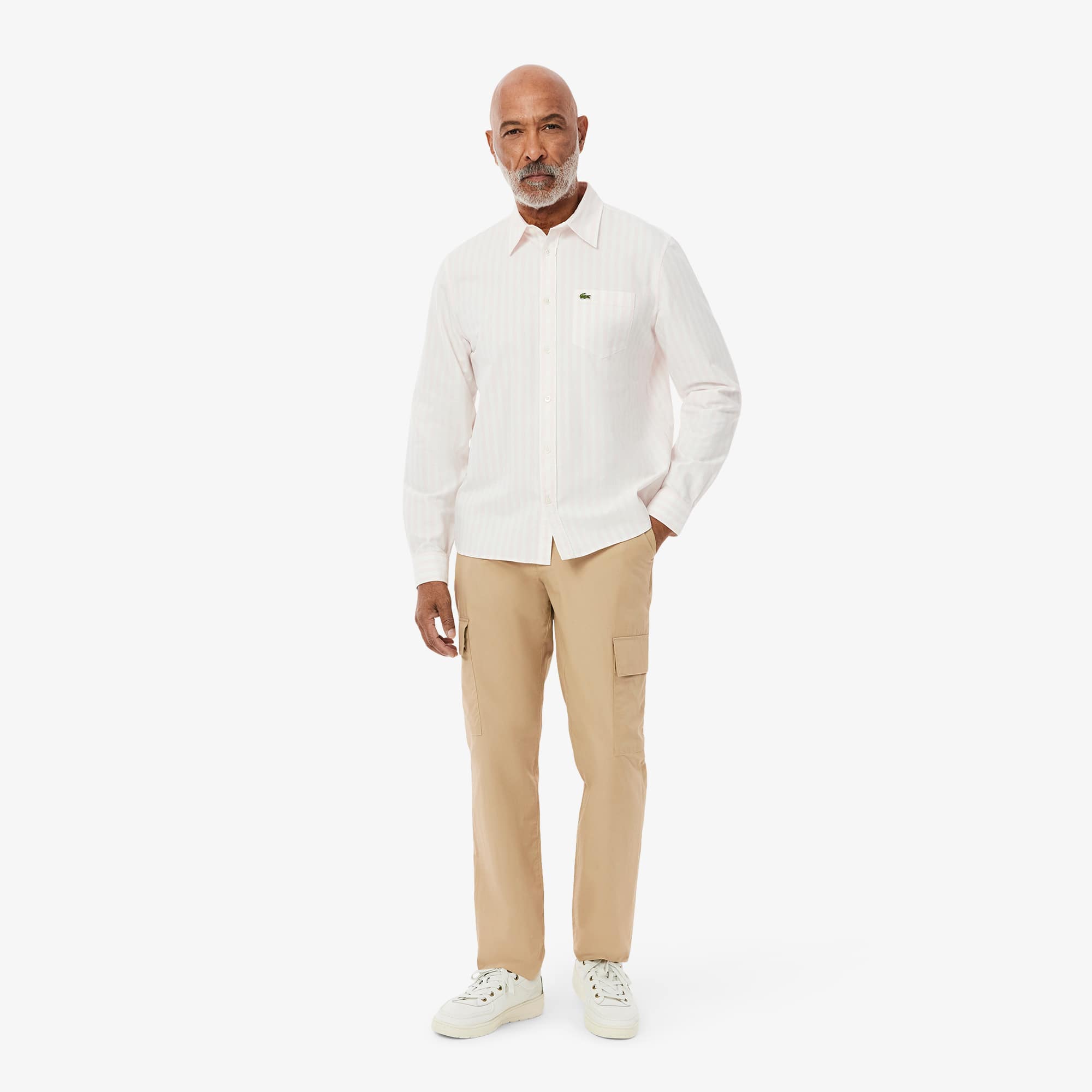Lacoste Men's Regular Fit Lightweight Cotton Cargo Pants