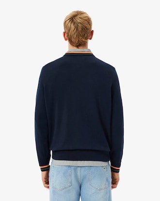 Men's Striped Cotton Jersey Sweater