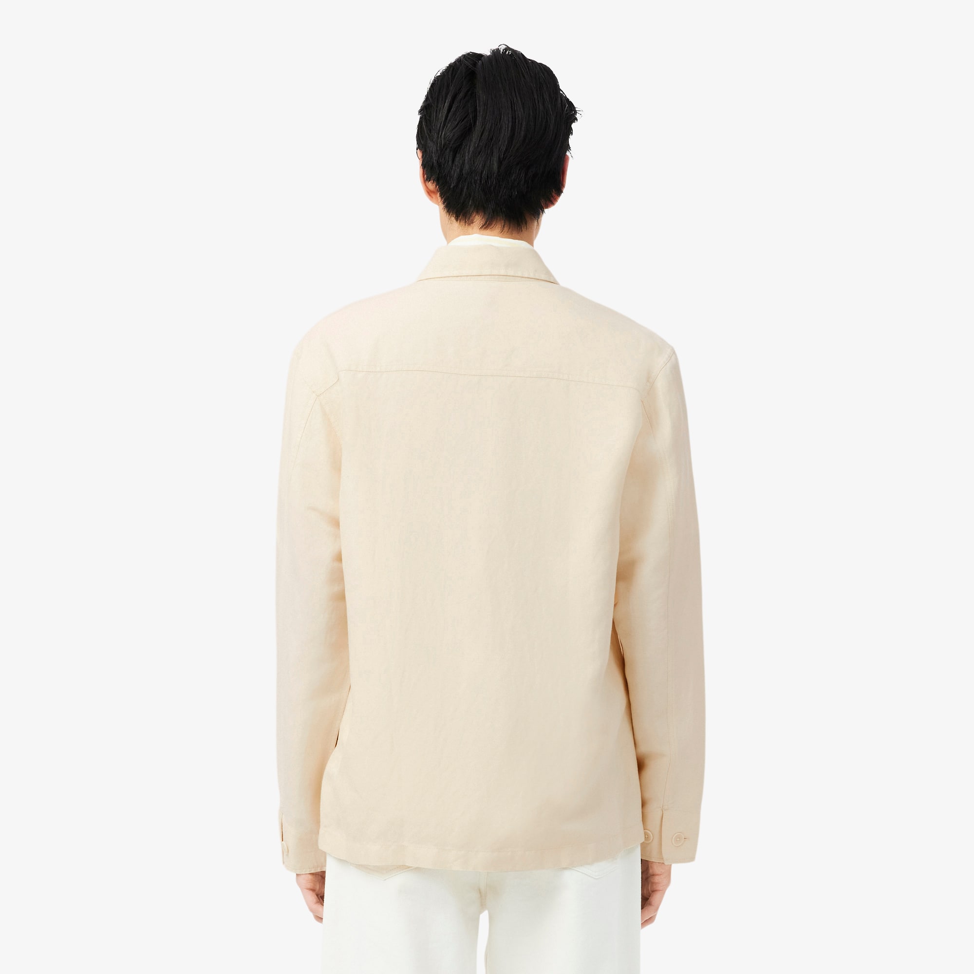 Linen Blend Overshirt - Button Down Shirts - New In 2026 | Lacoste