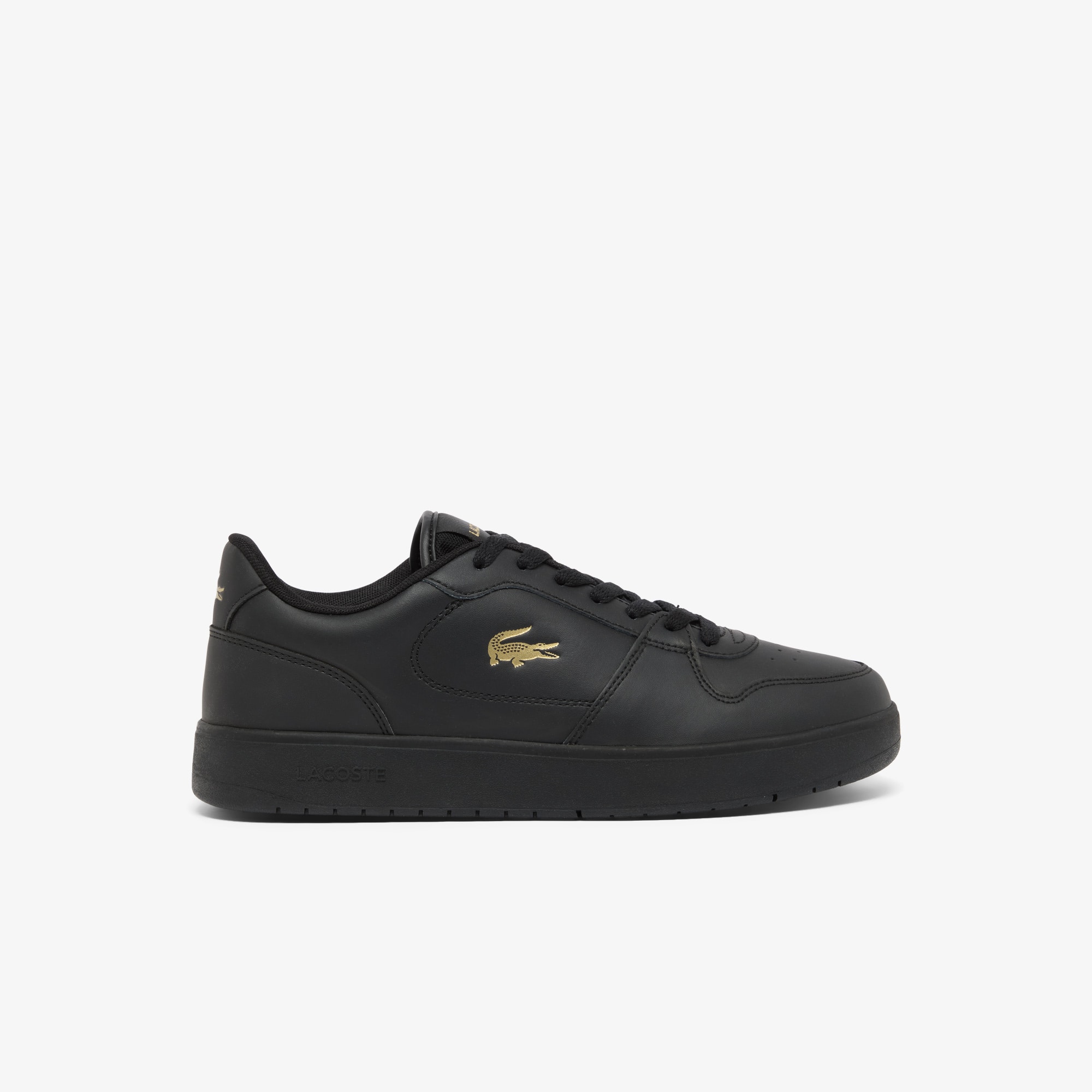 Lacoste Sneakers Court Ace de Piel para Hombre Negro