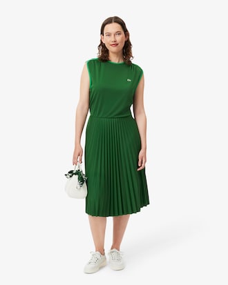 Women's Sleeveless Pleated Dress