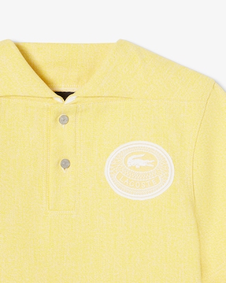 Men's Runway Oversized Denim Polo