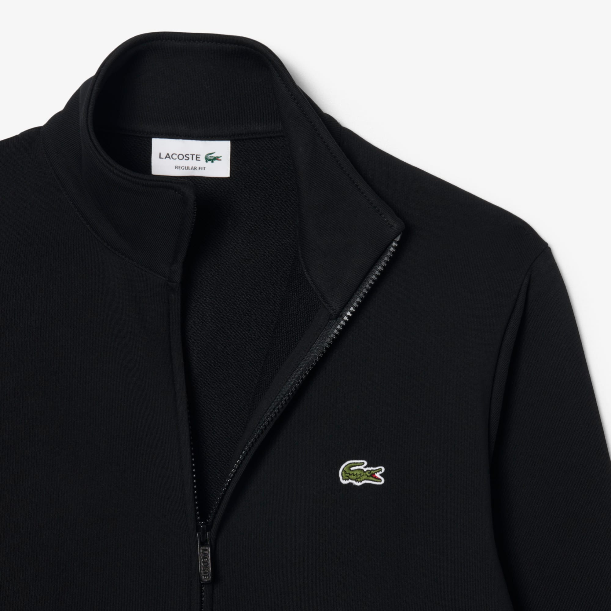 Zipped Cotton Fleece Sweatshirt