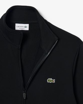 Zipped Cotton Fleece Sweatshirt
