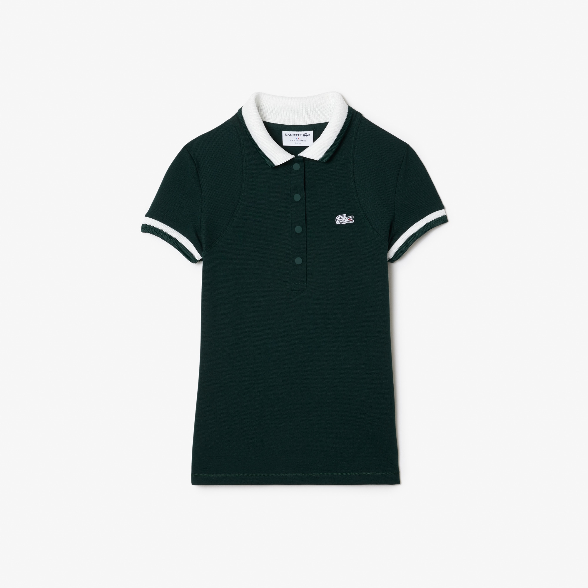 Women's Slim Fit Made In France Stretch Polo - Polo Shirts