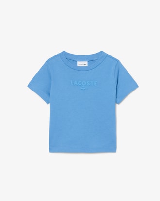 Textured Lacoste Cotton T-Shirt