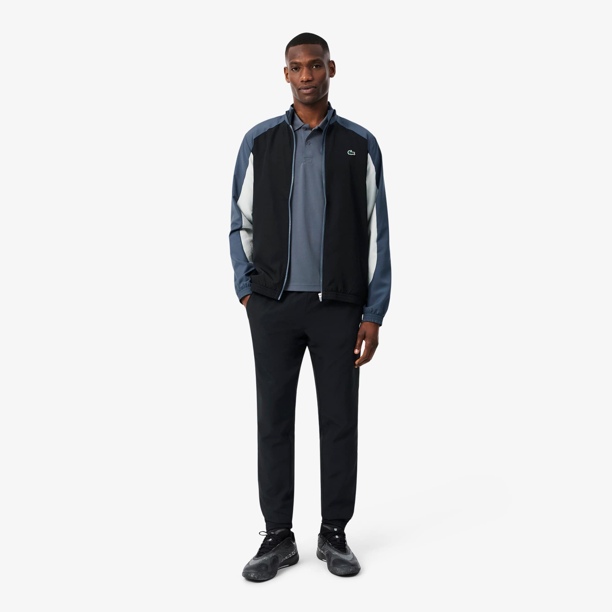Sport Printed Color-Block Tracksuit
