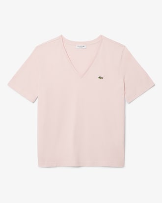 Women's Relaxed Fit Soft Cotton V-Neck T-Shirt