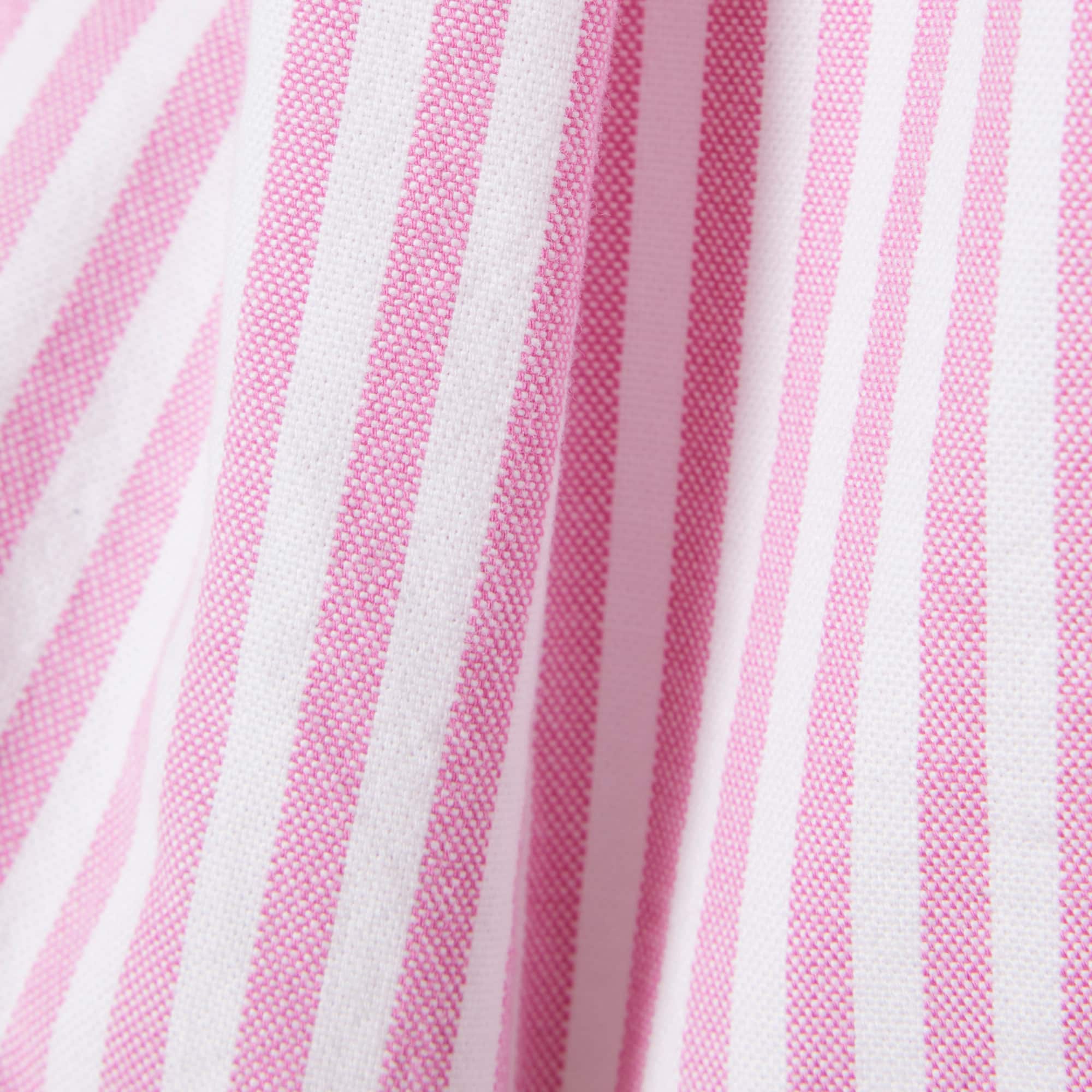 Stretch Oxford Striped Bermuda Shorts