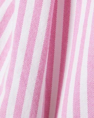 Stretch Oxford Striped Bermuda Shorts