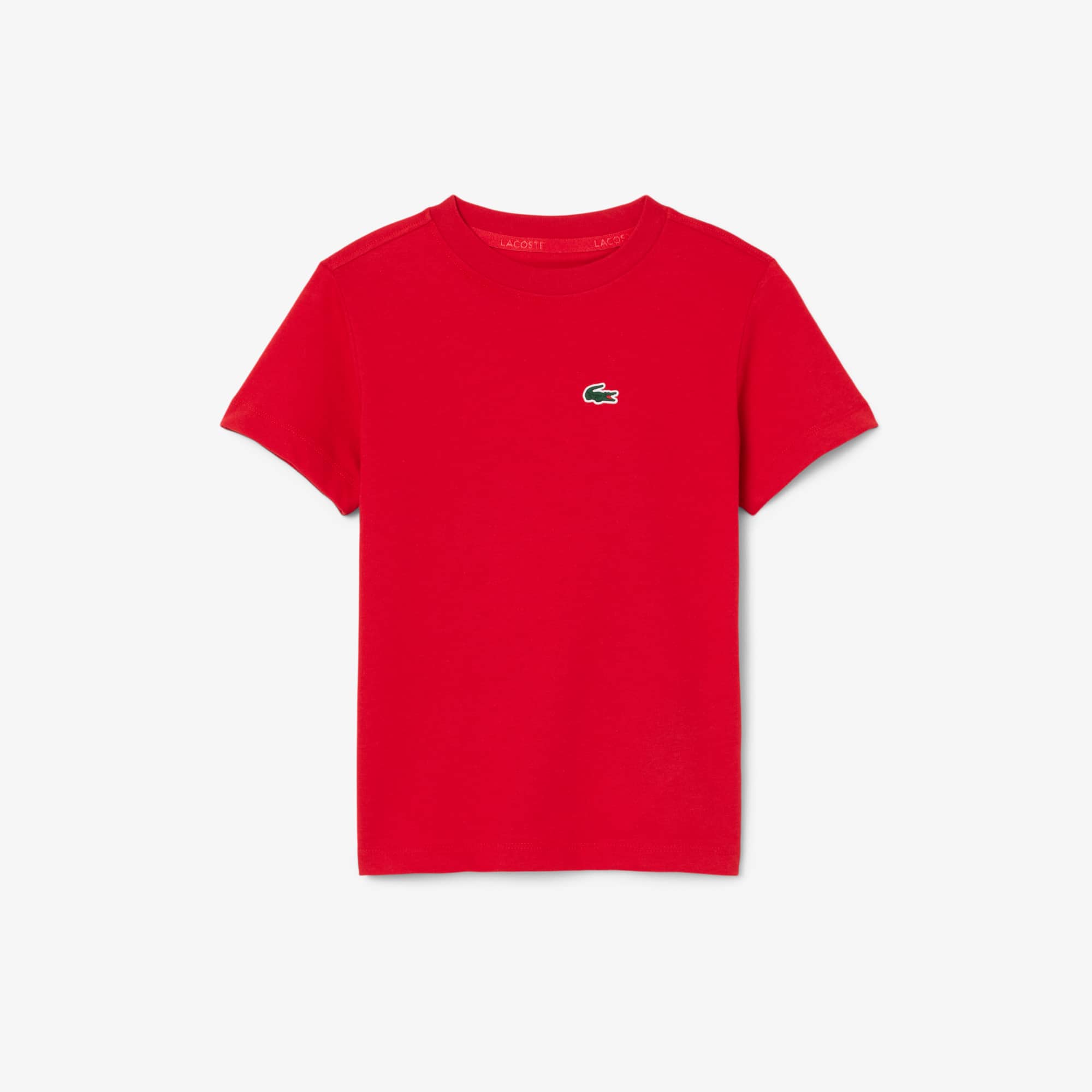 Lacoste Kids' Ultra Dry Technical Cotton Sport T-shirt - 12 Years In Red