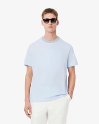 Playera para hombre de punto de algod&oacute;n bordado