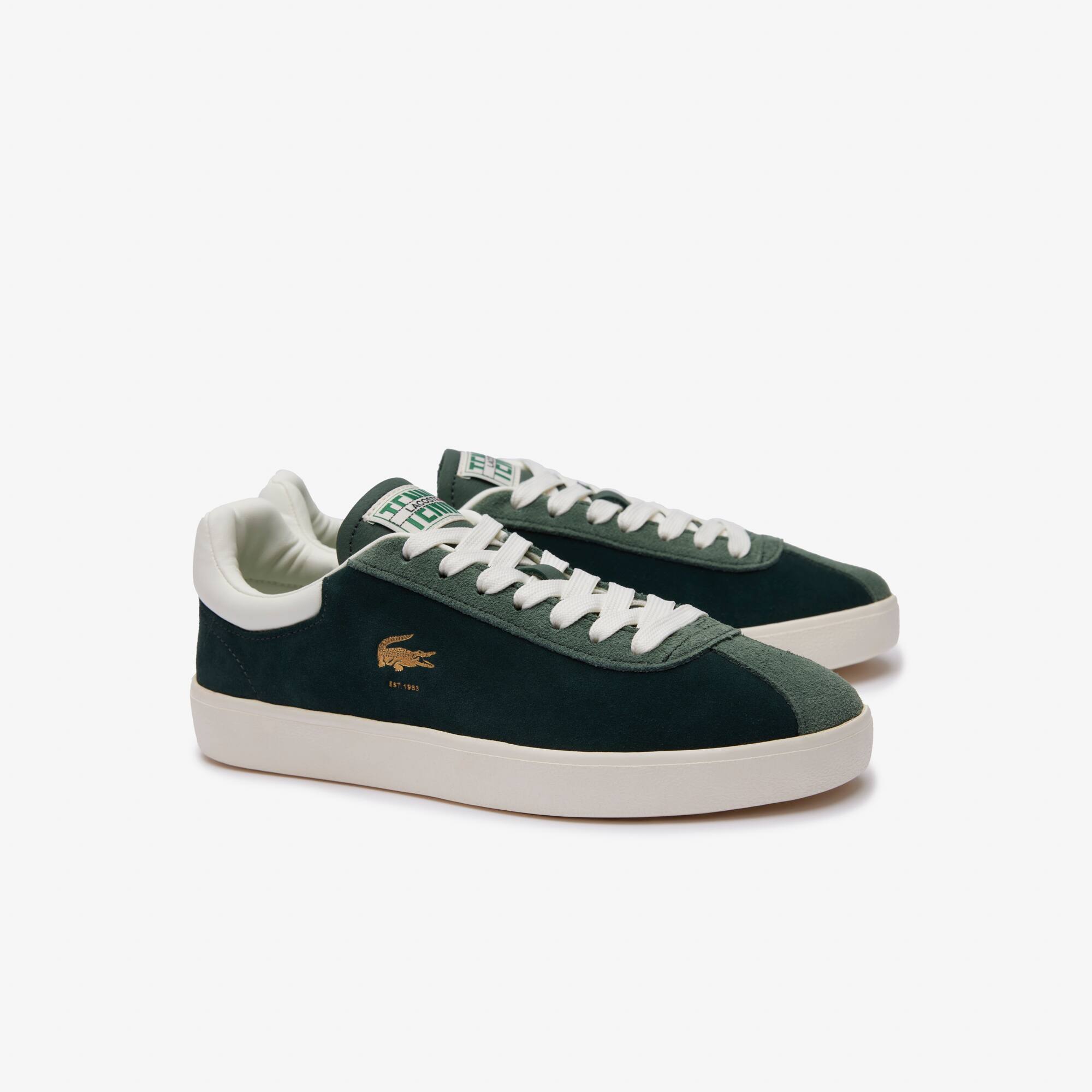 LACOSTE 455A R0067 シューズ 5.5 (US) Women's Baseshot Premium Suede Sneakers - Sneakers - New In 2026
