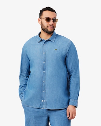 Men's Regular Fit Lightweight Denim Shirt