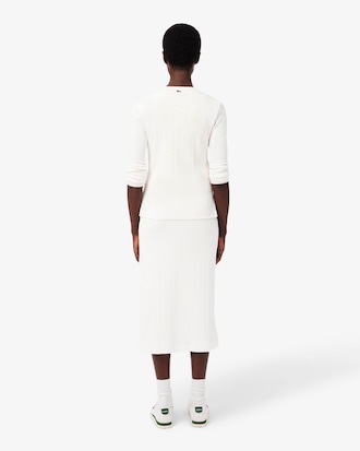 Cotton Midi Skirt