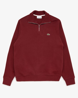 Men's Zip-Up High-Neck Sweatshirt