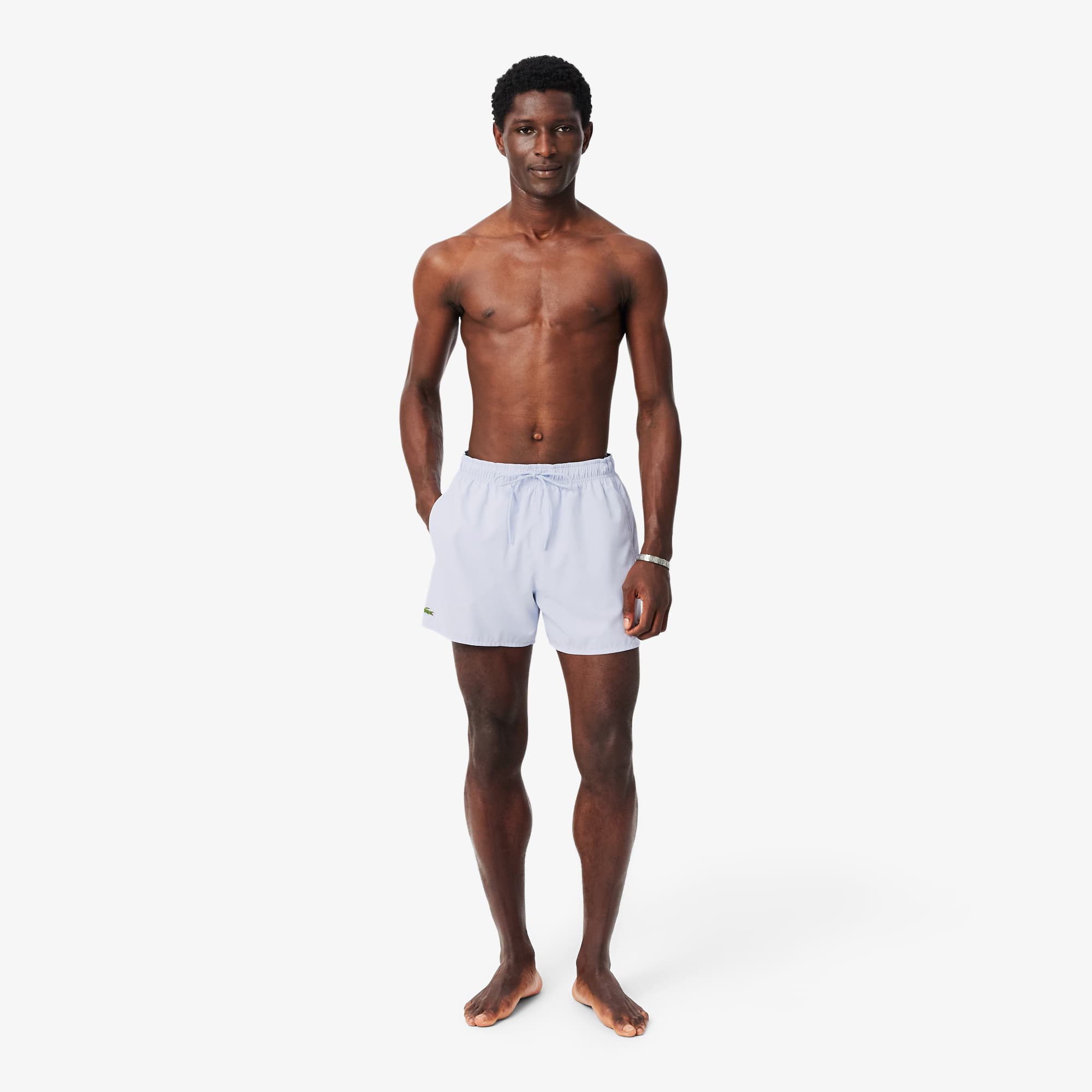 Lacoste Men's Quick-Dry Swim Trunks
