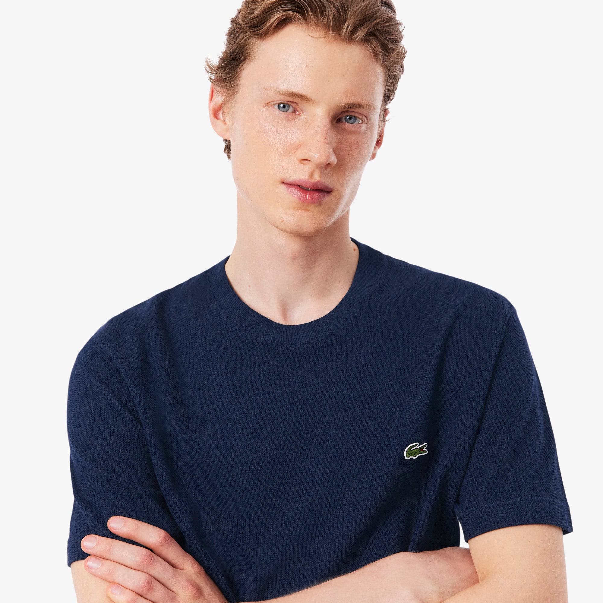 Heavy Cotton and Linen Piqué T-Shirt - All Men's Clothing - New In