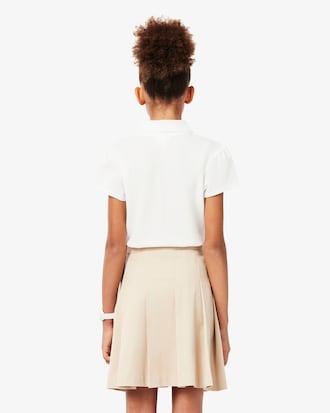 Scallop Collar Mini Piqu&eacute; Polo Shirt