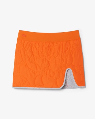 Women's Reversible Embroidered Quilted Mini Skirt