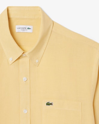 Men's Regular Fit Linen Shirt