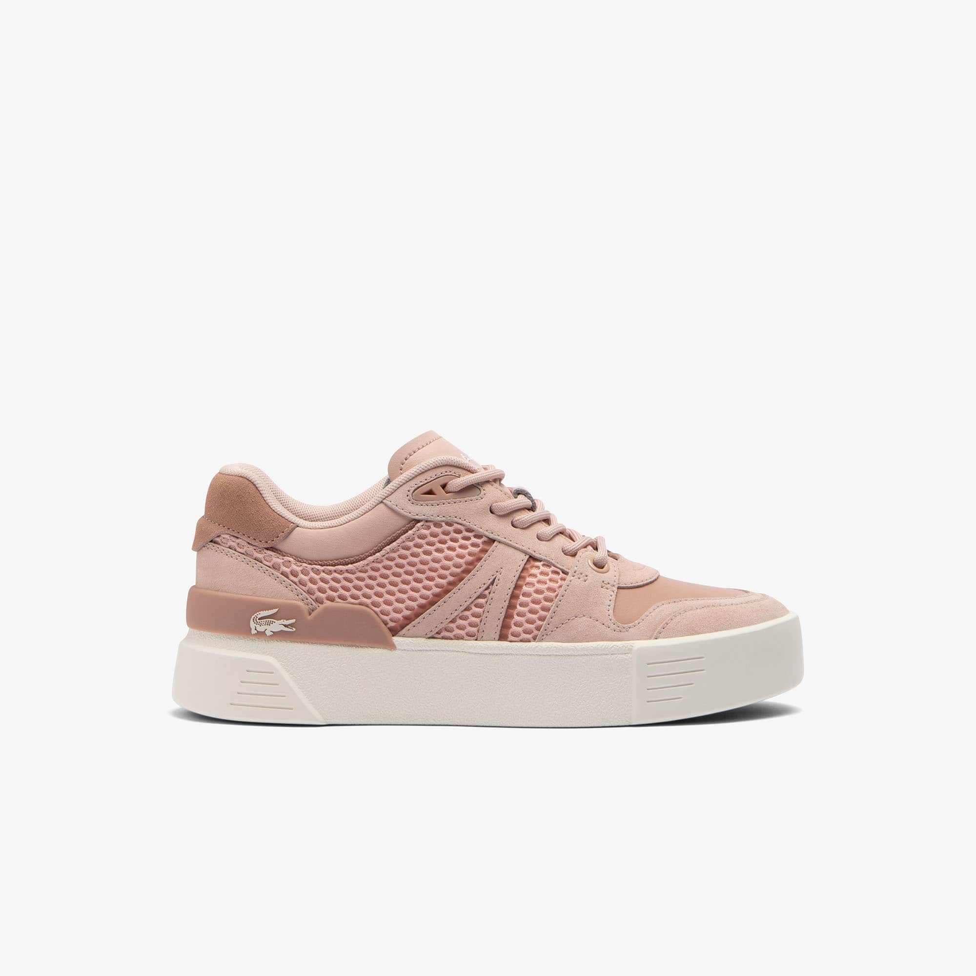 Lacoste Sneakers De Cuero L002 Evo Para Mujer Rosa