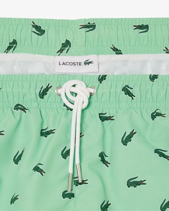 Men's Crocodile Print Swim Trunks