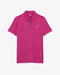 Polo de Tenis con Cocodrilo de Jacquard Ultra Dry